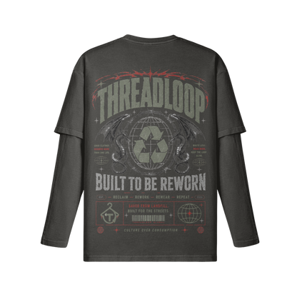 Rewrite the Future Faux Layered Long Sleeve