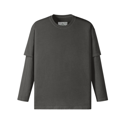 Rewrite the Future Faux Layered Long Sleeve