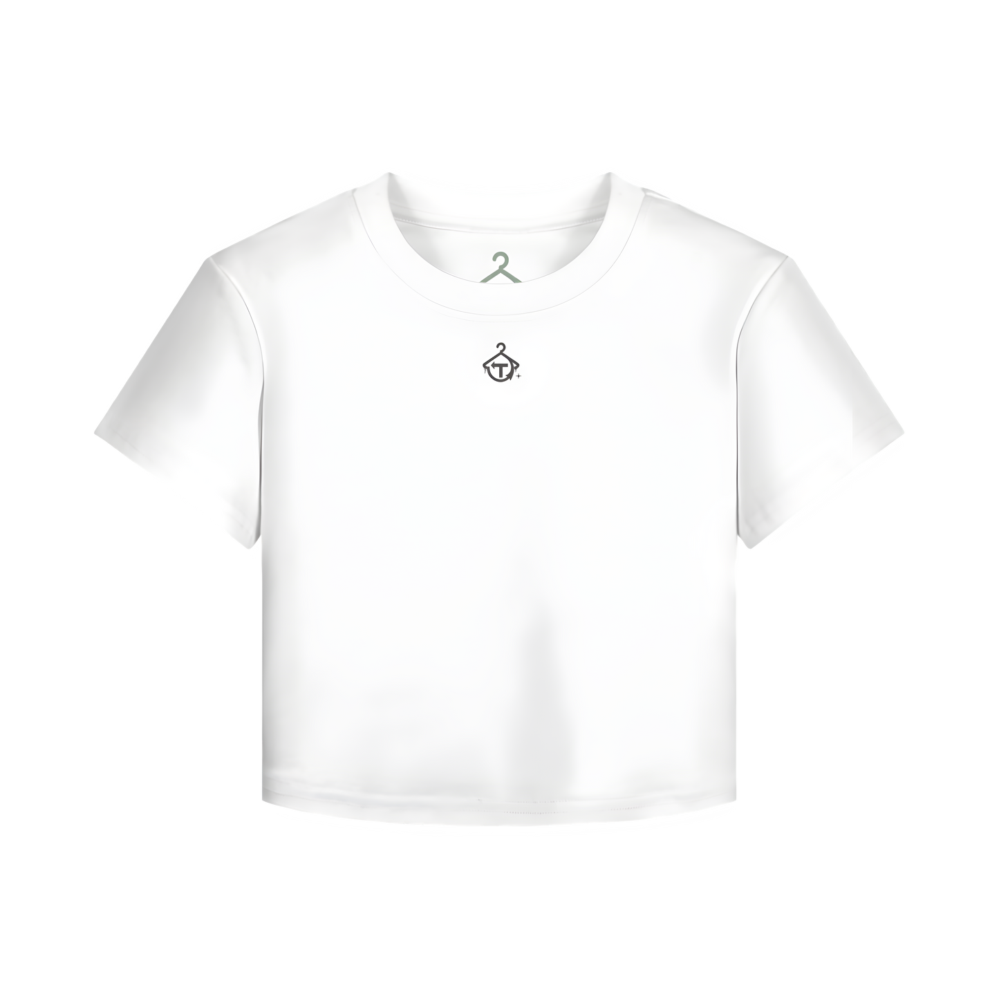 Core Embroidered Logo Crop