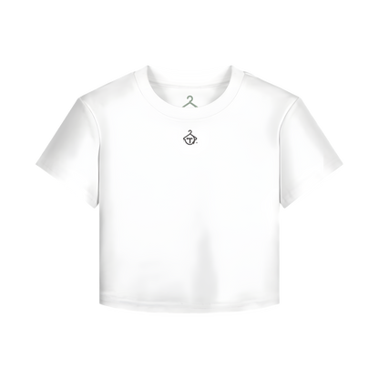 Core Embroidered Logo Crop